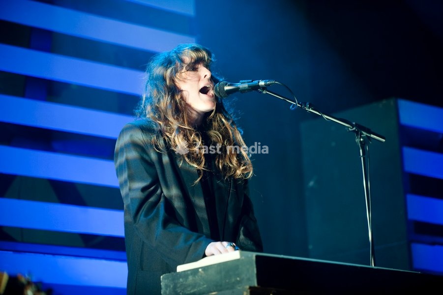 Beach House performing live at HMV Ritz, Manchester, England on 31st October 2012. Victoria Legrand Singer / Keyboards