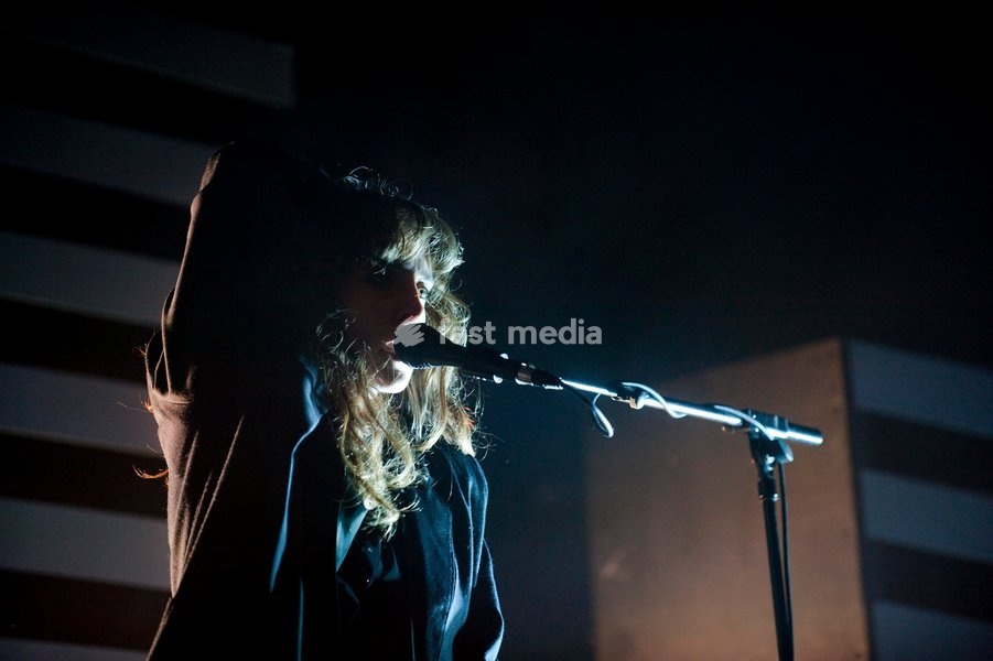 Beach House performing live at HMV Ritz, Manchester, England on 31st October 2012. Victoria Legrand Singer / Keyboards