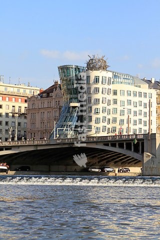 The Dancing House, Prague, Czech Republic, Europe