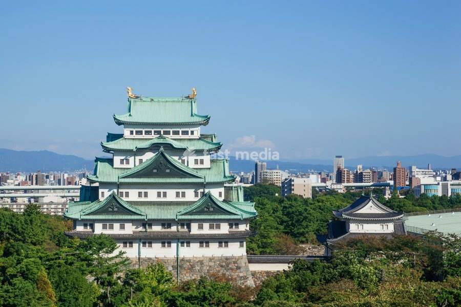 Japan, Honshu, Aichi, Nagoya, Nagoya Castle
