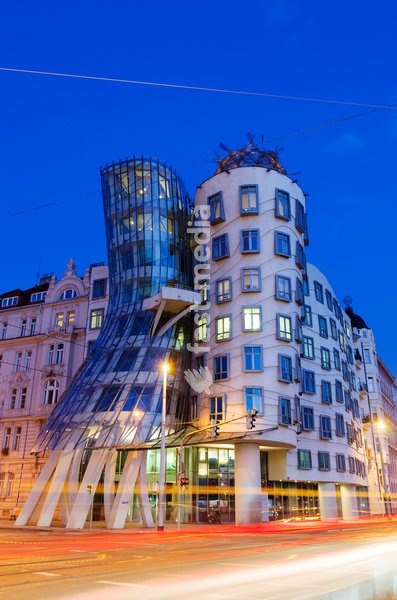 Fred and Ginger Dance School, Dancing House, designed by Frank O Geary, Prague, Czech Republic, Europe