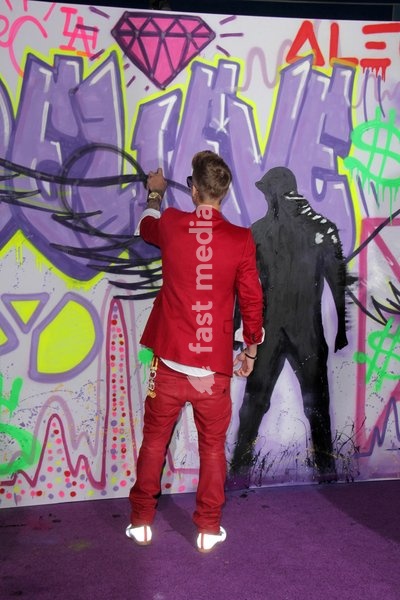 Justin Bieber at "Justin Bieber's Believe" Premiere on December 18 2013 in Los Angeles, California