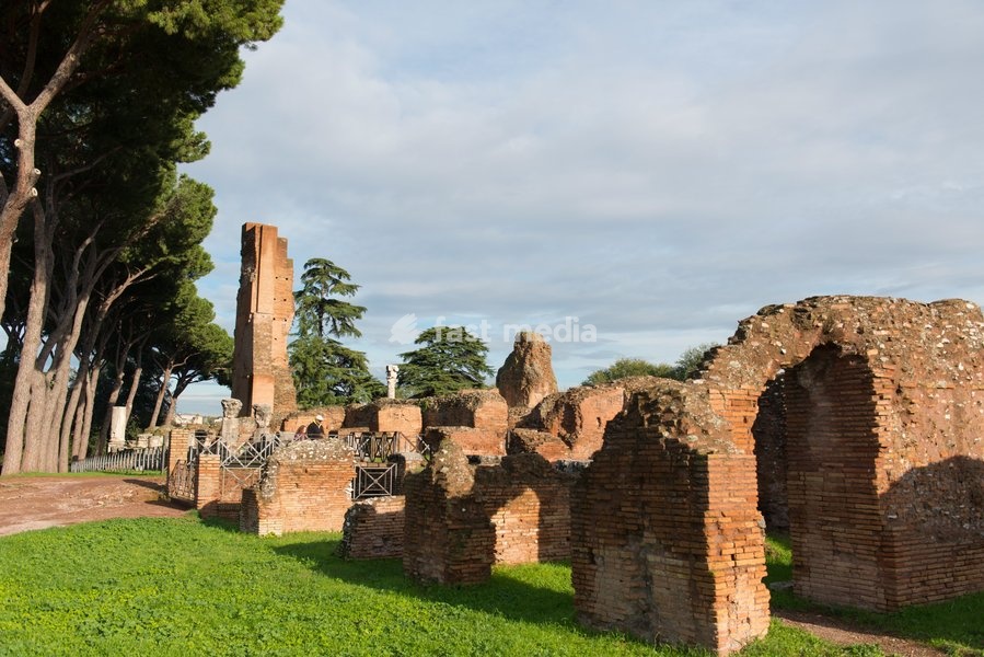 Imperial palace at Forum Romanum, Palatine Hill, Rome, Lazio, Italy, Europe