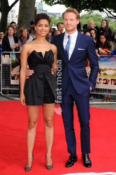 Gugu Mbatha-Raw and Sam Reid attend the UK premiere of Belle, BFI Southbank, London. 5th June 2014