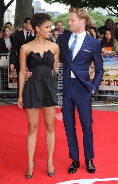 Gugu Mbatha-Raw and Sam Reid attend the UK premiere of Belle, BFI Southbank, London. 5th June 2014