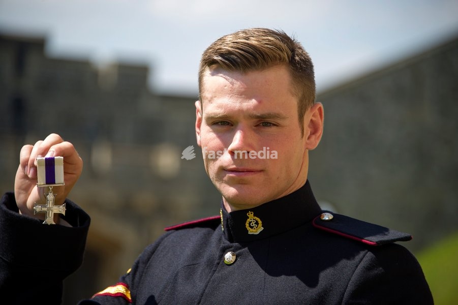 Lance Corporal Wesley Masters, Royal Army Medical Corps, received The Military Cross at an Investiture Ceremony at Windsor Castle, Berkshire on Friday July 18, 2014