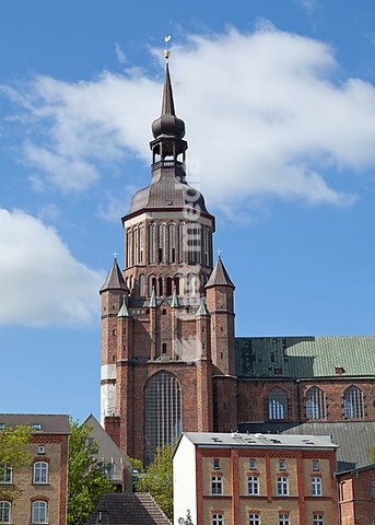 Marienkirche, Saint Mary's Church, Stralsund, Mecklenburg-Western Pomerania, Germany