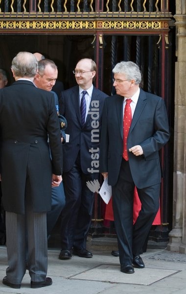London Sep 21st Westminster Abbey The Prince of Wales, Patron, Battle of Britain Fighter Association, accompanied by The Duchess of Cornwall, attends the Battle of Britain Service of Thanksgiving and Rededication, Westminster Abbey, In the picture Des Browne, Member of Parliament for Kilmarnock and…