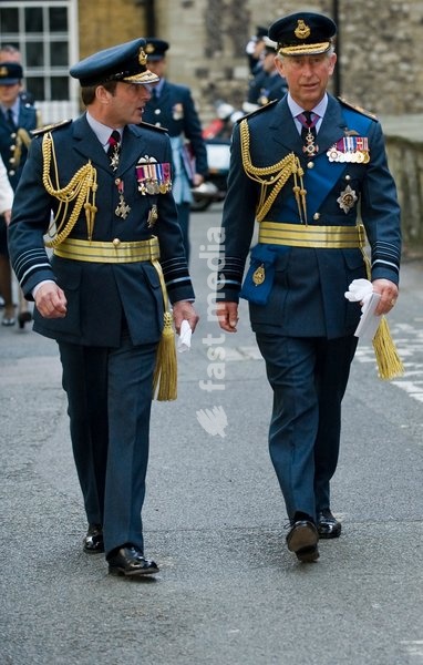 London Sep 21st Westminster Abbey The Prince of Wales, Patron, Battle of Britain Fighter Association, accompanied by The Duchess of Cornwall, attends the Battle of Britain Service of Thanksgiving and Rededication, Westminster Abbey