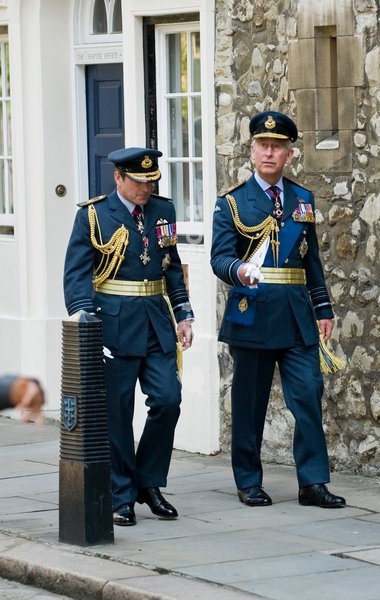 London Sep 21st Westminster Abbey The Prince of Wales, Patron, Battle of Britain Fighter Association, accompanied by The Duchess of Cornwall, attends the Battle of Britain Service of Thanksgiving and Rededication, Westminster Abbey