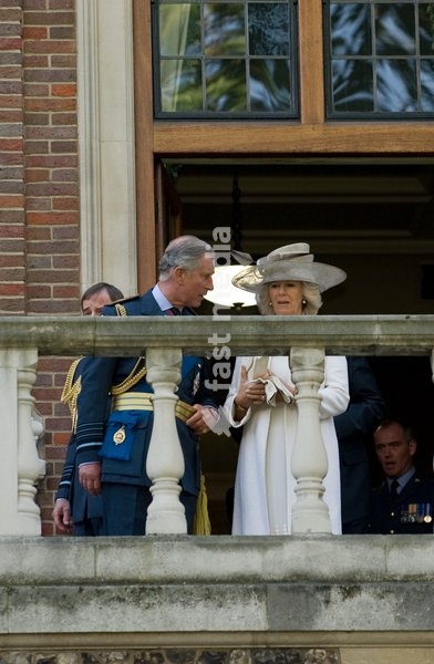 London Sep 21st Westminster Abbey The Prince of Wales, Patron, Battle of Britain Fighter Association, accompanied by The Duchess of Cornwall, attends the Battle of Britain Service of Thanksgiving and Rededication, Westminster Abbey