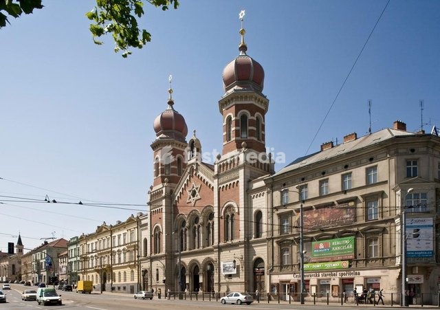 Plzen (German: Pilsen), Czech Republic. Great Synagogue (completed in 1893; architect: Emanuel Klotz). Exterior view. Photo, 2009