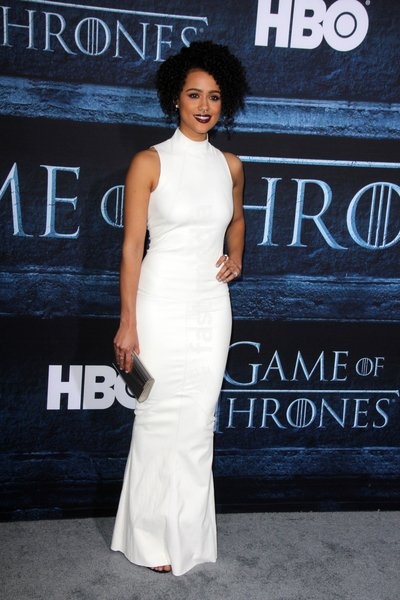 Nathalie Emmanuel at the "Game of Thrones" Sixth Season Premiere, Dolby Theater, Hollywood, CA 04-10-16