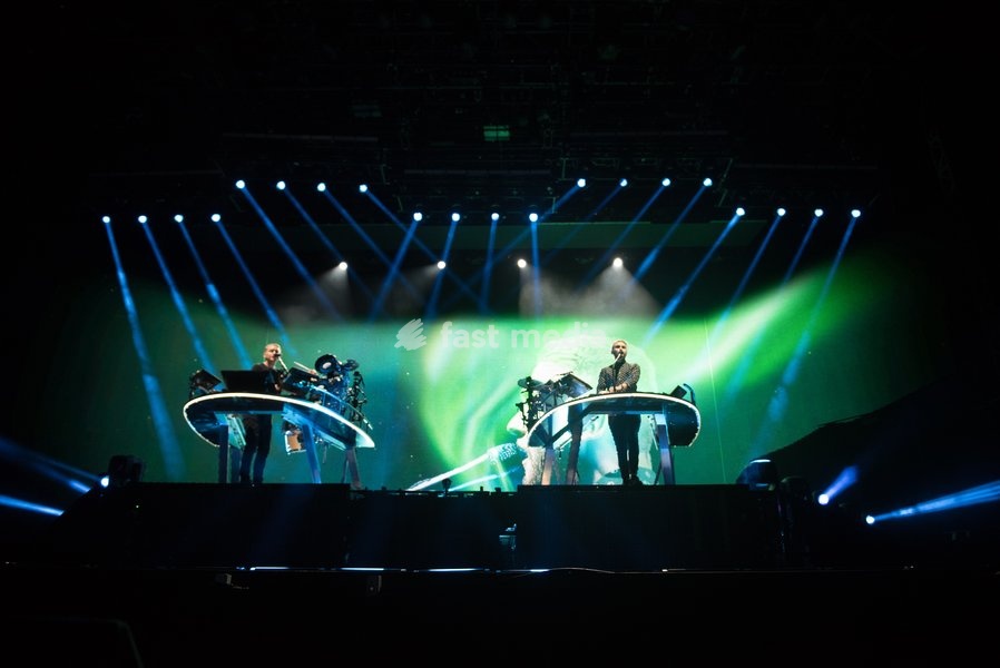 WILD LIFE Festival 2016 at the Brighton City Airport, Shoreham by Sea, Saturday 11th June 2016. Pictured: Disclosure Band Members: Guy Lawrence & Howard Lawrence
