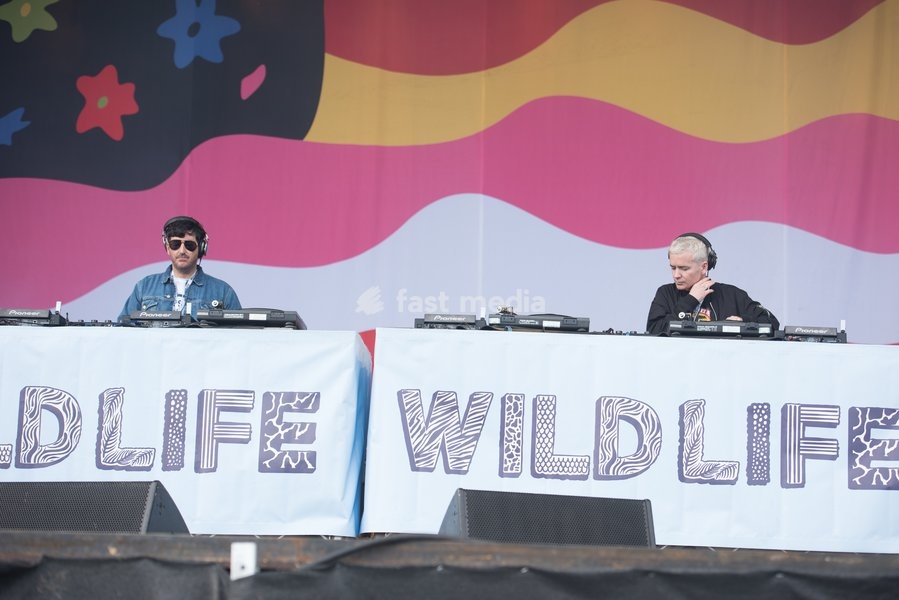 WILD LIFE Festival 2016 at the Brighton City Airport, Shoreham by Sea, Saturday 11th June 2016. Pictured: The Avalanches Band Members include: Robbie Chater James Dela Cruz Tony Di Blasi