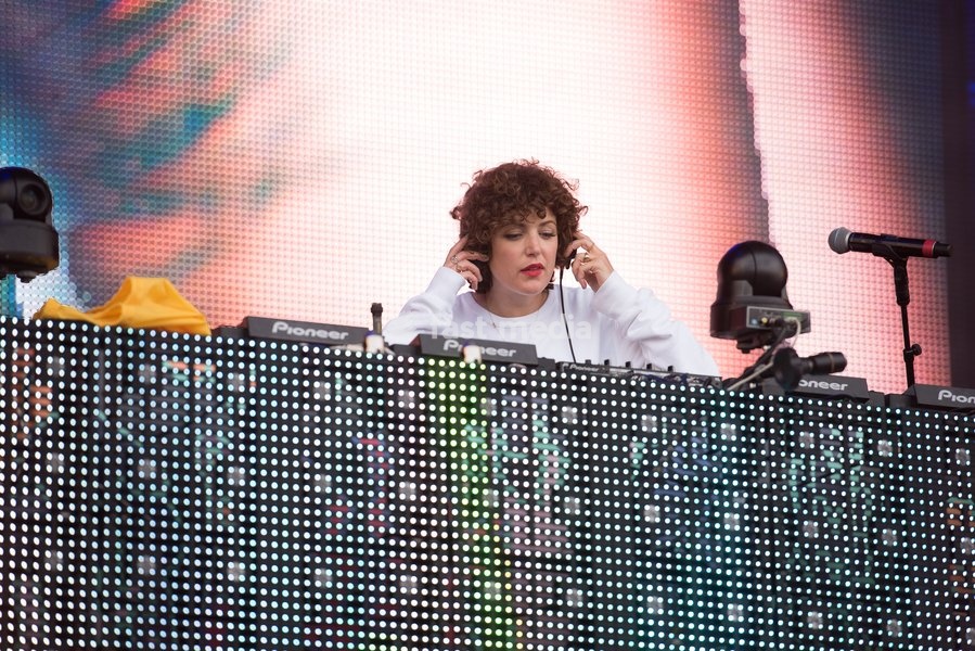 WILD LIFE Festival 2016 at the Brighton City Airport, Shoreham by Sea, Saturday 11th June 2016. Pictured: Annie Mac (DJ) also known as Annie MacManus