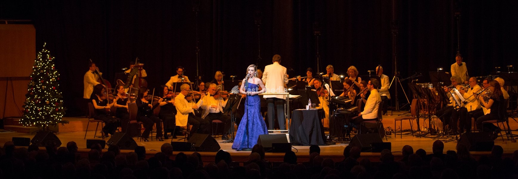 Mezzo-Soprano Katherine Jenkins performs at Manchester Bridgewater Hall, Manchester, England, 19th December 2016