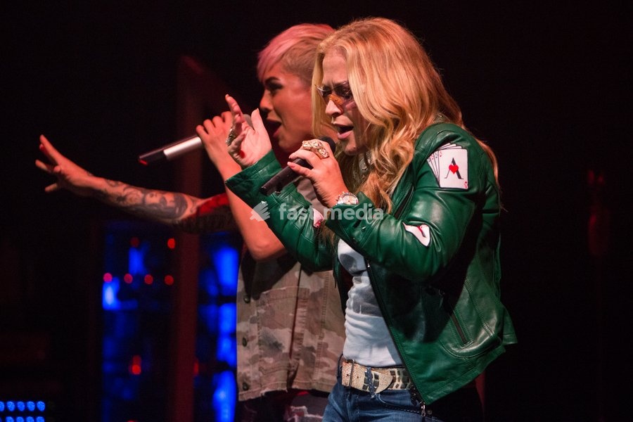 American singer Anastacia performs at Manchester Apollo, Manchester, England, 27th May 2017