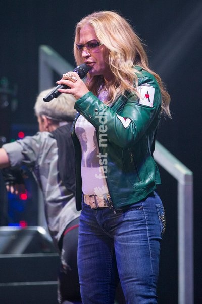 American singer Anastacia performs at Manchester Apollo, Manchester, England, 27th May 2017