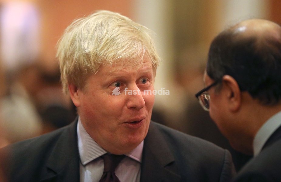 Foreign Secretary Boris Johnson at a reception to celebrate the Commonwealth Diaspora community, in the lead up to the Commonwealth Heads of Government meeting in London this April, at Buckingham Palace, London
