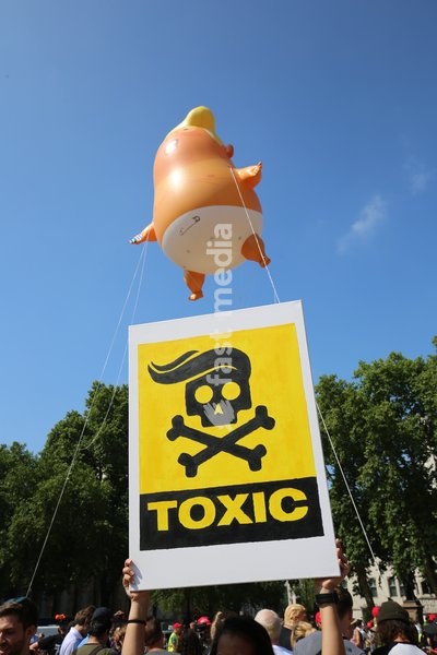 Trump Protest at Parliament Square 13th July 2018