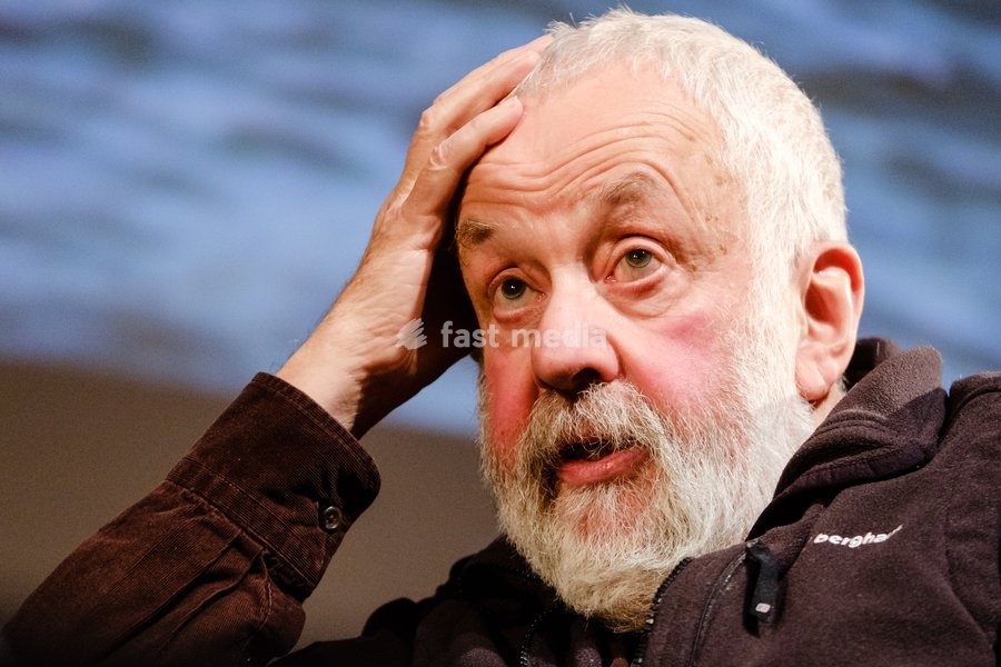 Director Mike Leigh appears on Mark Kermode Live in 3D on Monday 29 October 2018 held at BFI Southbank, London. Pictured: Mike Leigh
