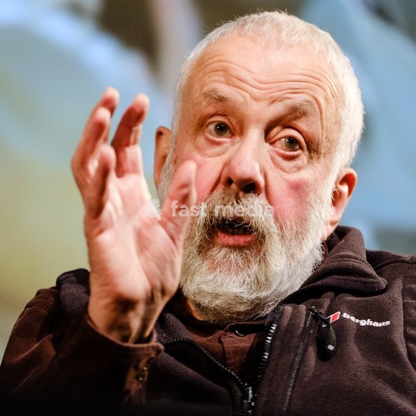 Director Mike Leigh appears on Mark Kermode Live in 3D on Monday 29 October 2018 held at BFI Southbank, London. Pictured: Mike Leigh