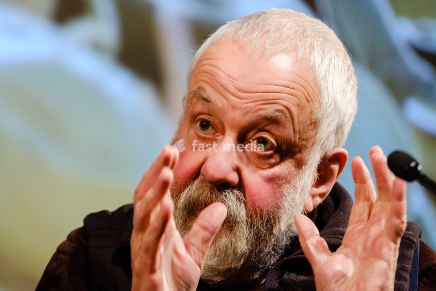 Director Mike Leigh appears on Mark Kermode Live in 3D on Monday 29 October 2018 held at BFI Southbank, London. Pictured: Mike Leigh