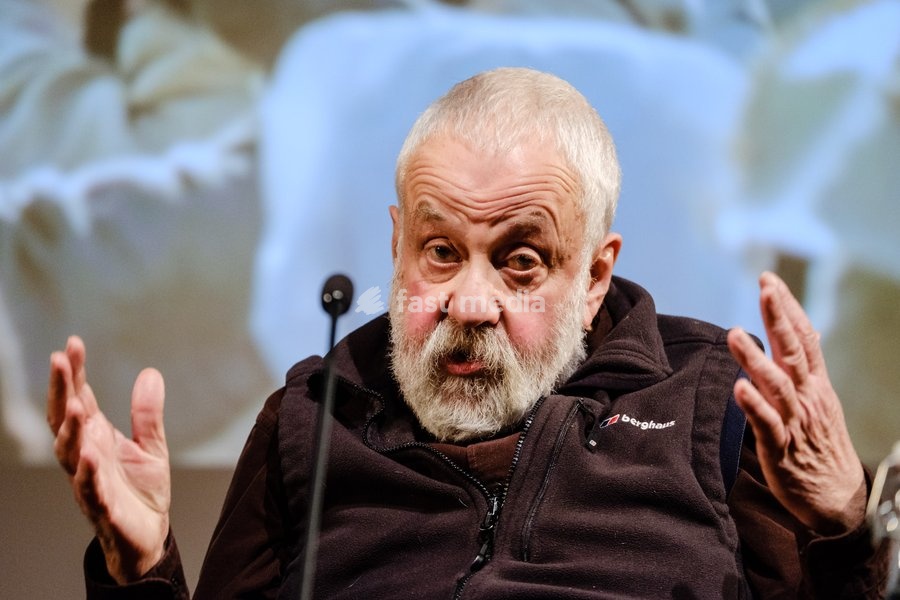 Director Mike Leigh appears on Mark Kermode Live in 3D on Monday 29 October 2018 held at BFI Southbank, London. Pictured: Mike Leigh
