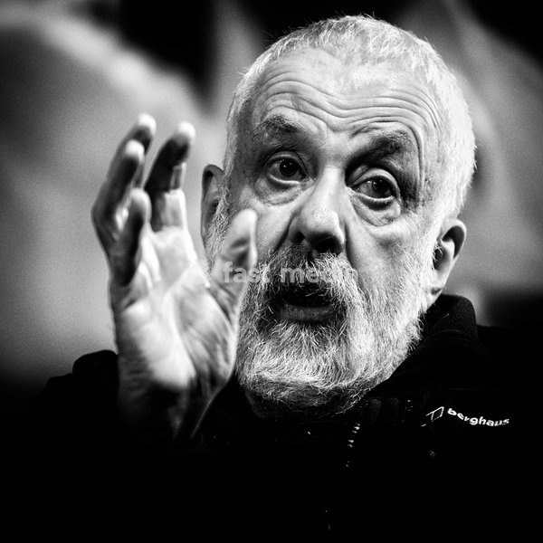 Director Mike Leigh appears on Mark Kermode Live in 3D on Monday 29 October 2018 held at BFI Southbank, London. Pictured: Mike Leigh. Editors Note: This image has been converted to Monochrome. /LFI/Avalon. All usages must be credited Julie Edwards/LFI/Avalon