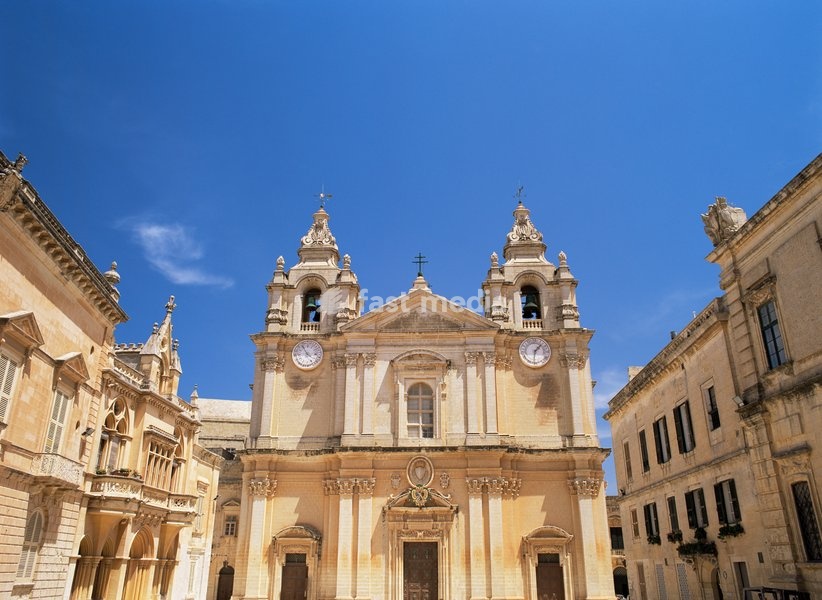 St. Paul's Cathedral, Mdina, Malta, Europe