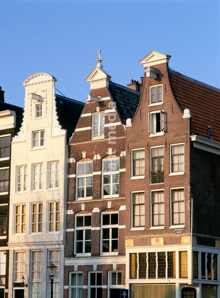 Canal houses, Amsterdam, The Netherlands, Europe