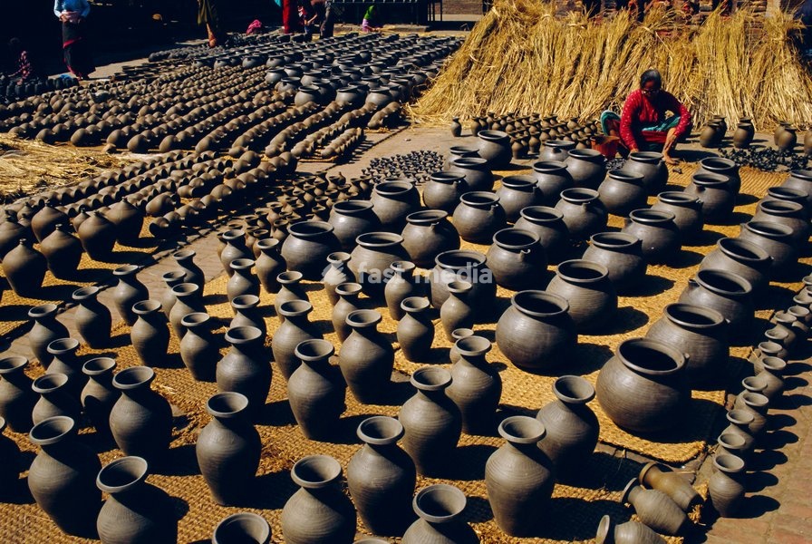Potters Square, Bhaktapur, Nepal