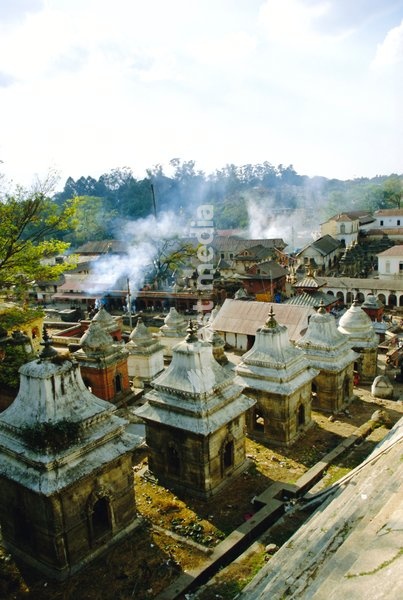 Hindu temples at Pashupatinath, Katmandu, Nepal