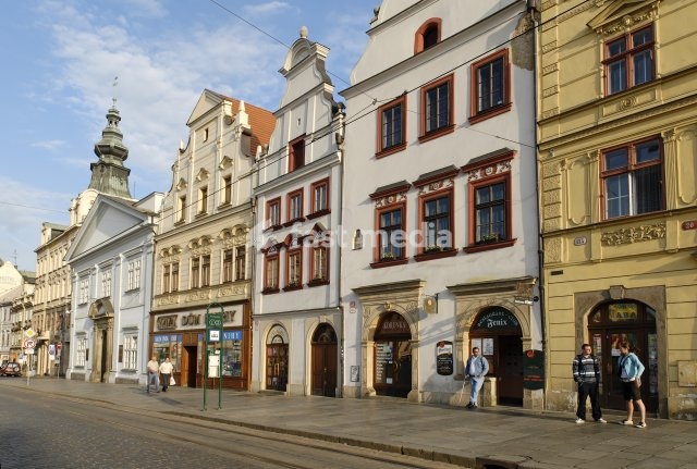 Historic old town of Pilsen, Plzen, west Bohemia, Czech Republic