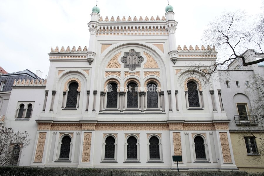 Prague (Czech Republic), Spanish synagogue. Photo, 01/22/2012