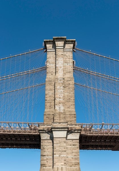 Brooklyn Bridge Tower, New York City, USA