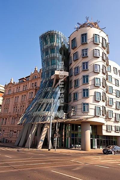 Dancing House, Prague, Czech Republic, Europe, PublicGround