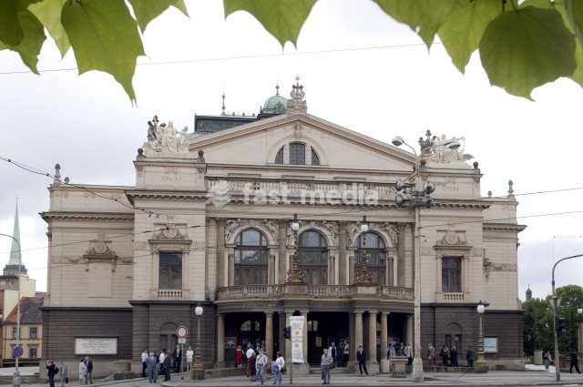 Josef-Kajetan Tyl Theatre in Pilsen, Plzen, Bohemia, Czech Republic, Europe