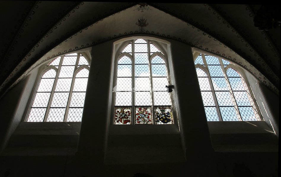 Das Heiligengeist-Hospital, Fenster der Dreifaltigkeit Lübeck