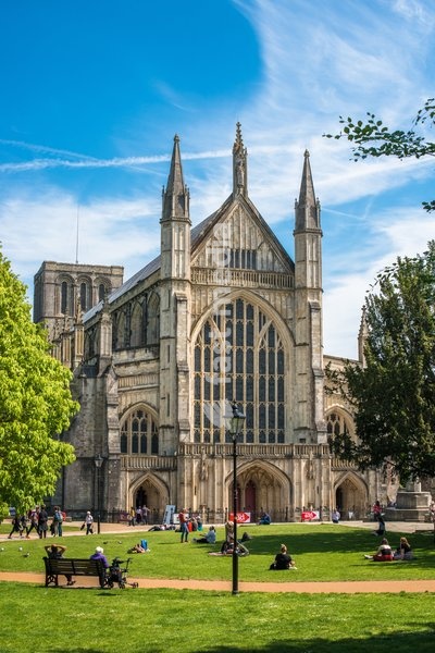 Winchester Cathedral, Winchester, Hampshire, England, United Kingdom, Europe