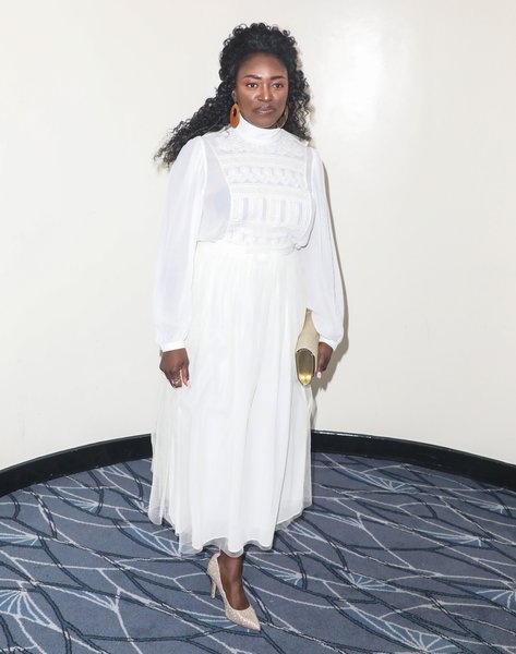 Andi Osho attending the World Fashion Awards 2019 at The Savoy in London