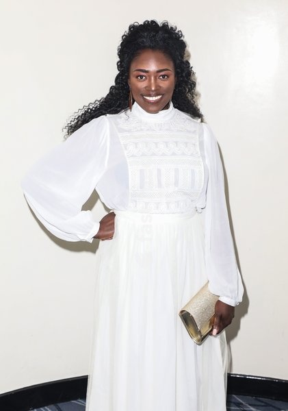 Andi Osho attending the World Fashion Awards 2019 at The Savoy in London