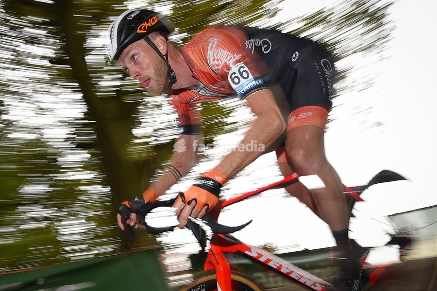 Dutch Lars Boom pictured in action during the men's elite race at the Berencross Meulebeke, the second race in the 'Ethias Cross' competition, Saturday 05 October 2019, in Meulebeke