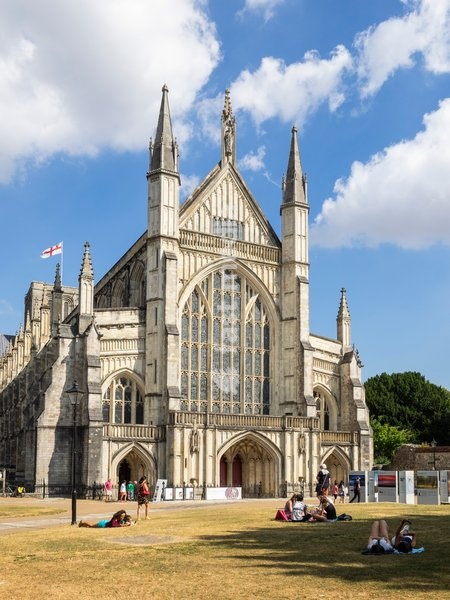 The Cathedral, Winchester, Hampshire, England, United Kingdom, Europe