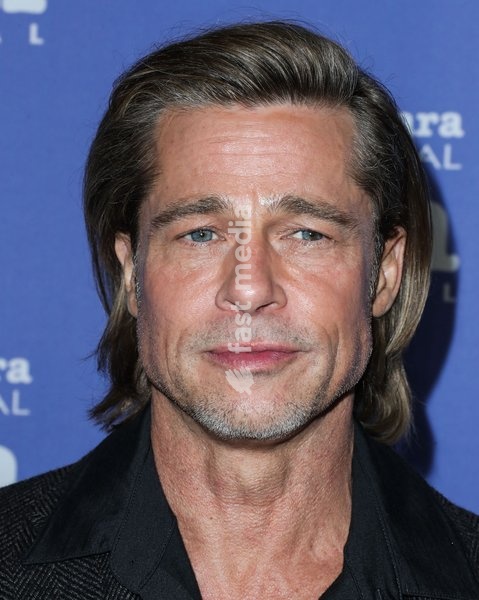Brad Pitt arrives at the 35th Santa Barbara International Film Festival - Maltin Modern Master Award Honoring Brad Pitt held at The Arlington Theatre (Metropolitan Theatres) on January 22, 2020 in Santa Barbara, California, United States