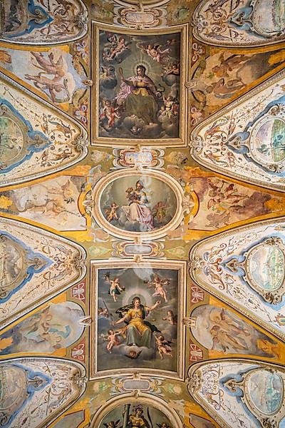 Ceiling painting, Renaissance vault Antiquarium in the Munich Residence, Munich, Upper Bavaria, Bavaria, Germany