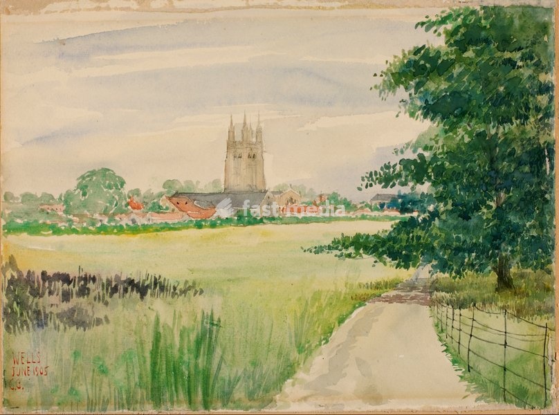 Wells Cathedral, England, 1905