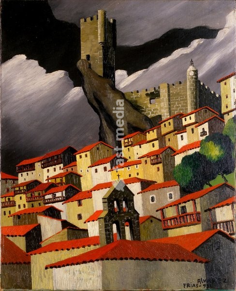 Dominguez Alvarez, 1906–1942. "Frias landscape", 1932. Oil on canvas, 57.5 × 46.5 cm. Lisbon, Museu Calouste Gulbenkian