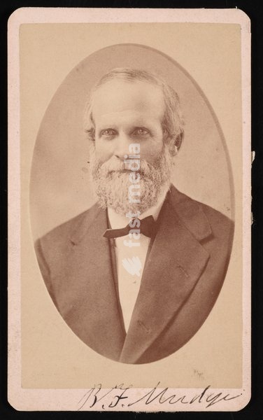 Portrait of Benjamin Franklin Mudge (1817-1879), July 1873